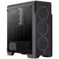 Torre PC Aerocool Ore USB 3.0 FRGB con Ventana Acrílica Negra