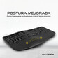 Owlotech EK500 Teclado Wireless Ergonómico Negro