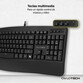 Owlotech K500 Teclado Negro