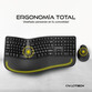 Owlotech EMK500 Combo Teclado y Ratón Ergonómico Wireless Negro Owlotech EMK500 Combo Teclado y Ratón Ergonómico Wireless Negro