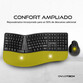 Owlotech EMK500 Combo Teclado y Ratón Ergonómico Wireless Negro Owlotech EMK500 Combo Teclado y Ratón Ergonómico Wireless Negro