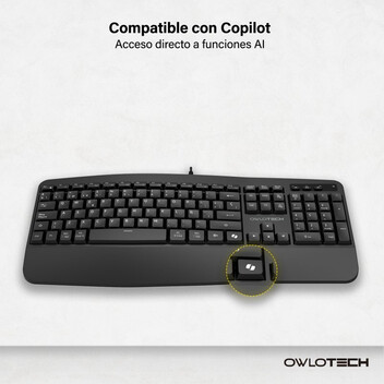 Owlotech MK500 Combo Teclado y Ratón Negro Owlotech MK500 Combo Teclado y Ratón Negro