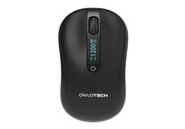 Owlotech M120 Ratón con Display Negro Negro