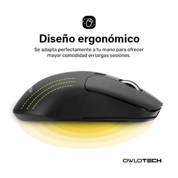 Owlotech M900 Ratón Wireless Negro Owlotech M900 Ratón Wireless Negro