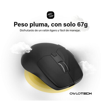 Owlotech M900 Ratón Wireless Negro Owlotech M900 Ratón Wireless Negro