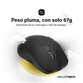 Owlotech M900 Ratón Wireless Negro Owlotech M900 Ratón Wireless Negro