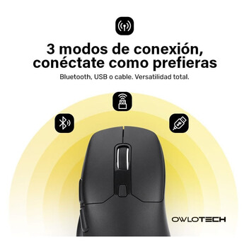 Owlotech M900 Ratón Wireless Negro Owlotech M900 Ratón Wireless Negro