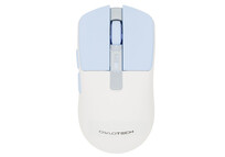 Owlotech M95 Ratón Wireless con OLED Display Blanco