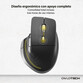 Owlotech MS900 Ratón Wireless con Rueda Lateral Negro