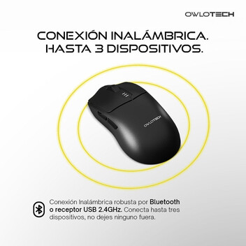 Owlotech M800 Ratón Wireless Negro Owlotech M800 Ratón Wireless Negro