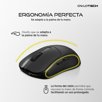 Owlotech M800 Ratón Wireless Negro Owlotech M800 Ratón Wireless Negro