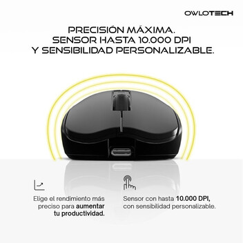 Owlotech M800 Ratón Wireless Negro Owlotech M800 Ratón Wireless Negro