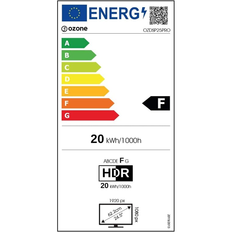 Ozone DSP25 PRO 24.5" LED FullHD 144Hz G-Sync Compatible