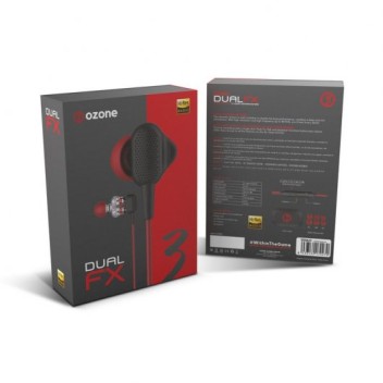 Ozone Dual FX Auriculares In-ear Negros Ozone Dual FX Auriculares In-ear Negros