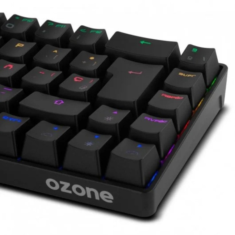 Ozone Tactical Teclado Mini Mecánico RGB USB/Bluetooth Switch Outemu Red