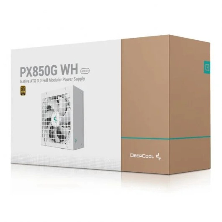 DeepCool PX850G WH Fuente de Alimentación 850W 80 Plus Gold Modular