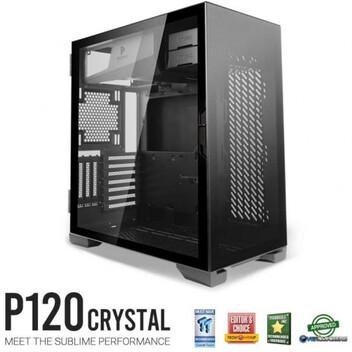 Antec Performance P120 Crystal Vidrio Templado USB 3.1 Negro