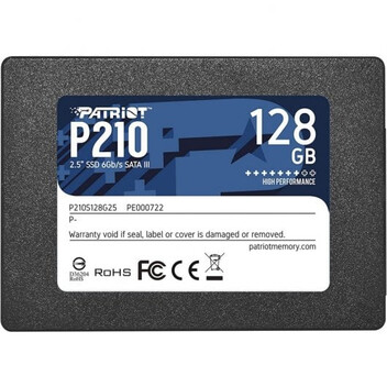 Patriot P210 2.5" SSD 128GB SATA 3 Patriot P210 2.5" SSD 128GB SATA 3