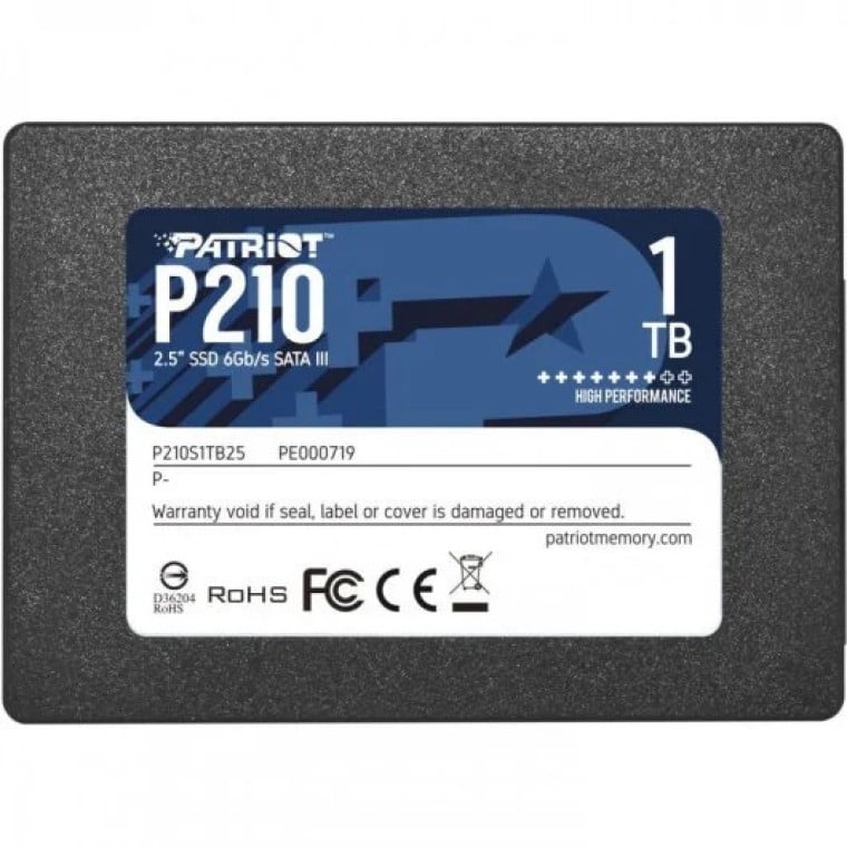 Patriot P210 2.5" SSD 1TB SATA 3