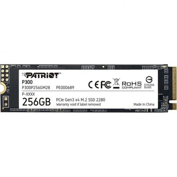 Patriot P300 256GB SSD M.2 PCIe NVMe Patriot P300 256GB SSD M.2 PCIe NVMe
