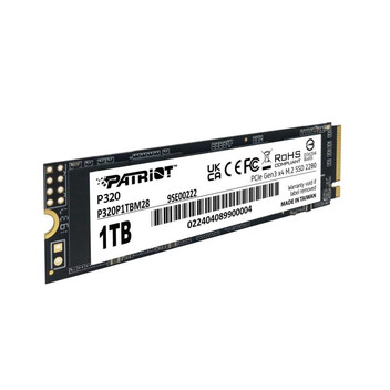 Disco Duro Patriot P320 1TB M.2 NVMe PCIe Gen3 3000MB/s Mixto