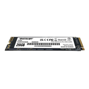 Disco Duro Patriot P320 256GB M.2 NVMe PCIe 2200MBs + Durabilidad TBW 120