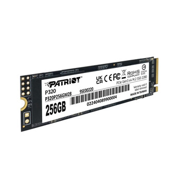 Disco Duro Patriot P320 256GB M.2 NVMe PCIe 2200MBs + Durabilidad TBW 120
