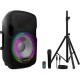 Audibax Party 15 Altavoz Activo Profesional Bluetooth 15" 600W + Soporte + Cable + Micrófono