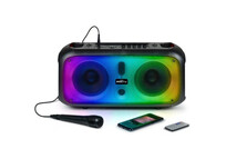 BigBen PARTYBTHPLH Altavoz Bluetooth LED con Micrófono 200W