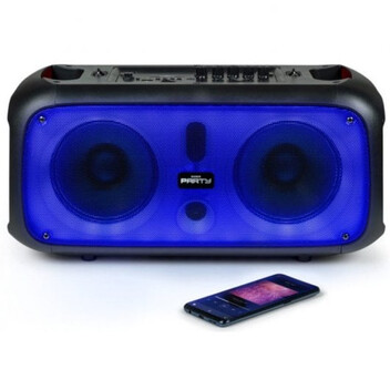 BigBen PARTYBTHPLH Altavoz Bluetooth LED con Micrófono 200W