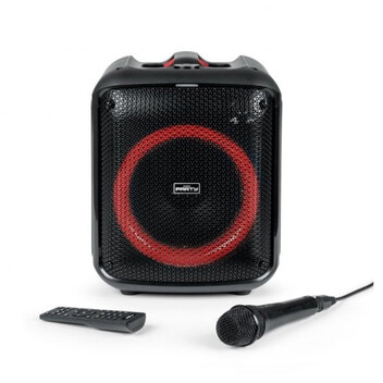 BigBen Cube Altavoz Bluetooth con Efectos de Iluminación 200W + Micrófono + Mando BigBen Cube Altavoz Bluetooth con Efectos de Iluminación 200W + Micrófono + Mando