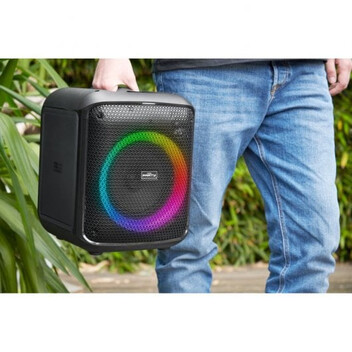 BigBen Cube Altavoz Bluetooth con Efectos de Iluminación 200W + Micrófono + Mando BigBen Cube Altavoz Bluetooth con Efectos de Iluminación 200W + Micrófono + Mando