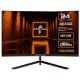 PcCom Discovery 23.6" LED FullHD 165Hz FreeSync Curvo