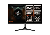 PcCom Elysium Monitor gaming 23.6" VA FHD 180Hz Adaptive Sync Curva