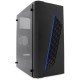 PC Case MGC-50 Micro Tower MATX RGB USB 3.0 con Ventana Negra