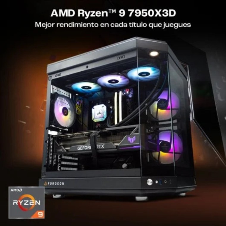 PcCom Ultimate AMD Ryzen 9 7950X3D/64GB/2TB SSD/RTX 4090 + Windows 11 Home