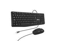 PcCom Essential MK20 Combo Teclado + Ratón con Copilot Negro PcCom Essential MK20 Combo Teclado + Ratón con Copilot Negro