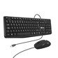 PcCom Essential MK20 Combo Teclado + Ratón con Copilot Negro PcCom Essential MK20 Combo Teclado + Ratón con Copilot Negro