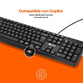 PcCom Essential MK20 Combo Teclado + Ratón con Copilot Negro PcCom Essential MK20 Combo Teclado + Ratón con Copilot Negro