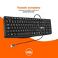 PcCom Essential MK20 Combo Teclado + Ratón con Copilot Negro PcCom Essential MK20 Combo Teclado + Ratón con Copilot Negro