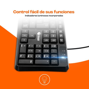PcCom Essential MK20 Combo Teclado + Ratón con Copilot Negro PcCom Essential MK20 Combo Teclado + Ratón con Copilot Negro