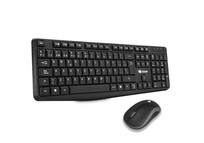 PcCom Essential MK20 Combo Teclado + Ratón Wireless con Copilot Negro PcCom Essential MK20 Combo Teclado + Ratón Wireless con Copilot Negro