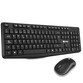 PcCom Essential MK20 Combo Teclado + Ratón Wireless con Copilot Negro PcCom Essential MK20 Combo Teclado + Ratón Wireless con Copilot Negro