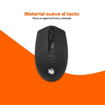 PcCom Essential Combo MK20 Low Profile Teclado + Ratón Wireless con Copilot Negro