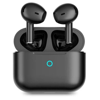 PcCom Essential Twins Auricular Bluetooth con Cancelación de Ruido Ambiental Negro