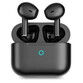 PcCom Essential Twins Auricular Bluetooth con Cancelación de Ruido Ambiental Negro