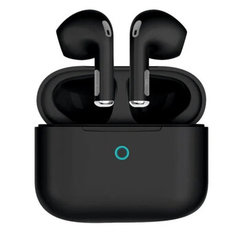PcCom Essential Twins Auricular Bluetooth con Cancelación de Ruido Ambiental Negro