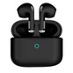 PcCom Essential Twins Auricular Bluetooth con Cancelación de Ruido Ambiental Negro