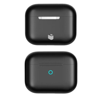 PcCom Essential Twins Auricular Bluetooth con Cancelación de Ruido Ambiental Negro