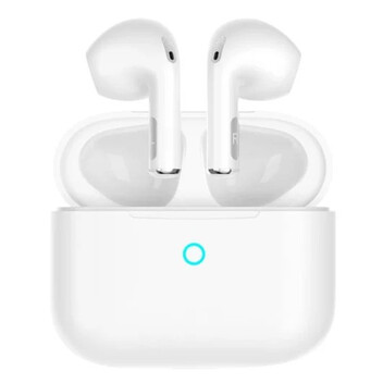 PcCom Essential Twins Auricular Bluetooth con Cancelación de Ruido Ambiental Blanco